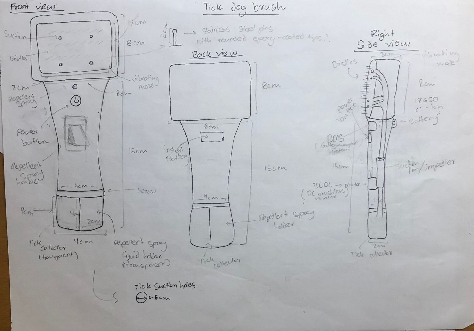 Tick Repellent Brush